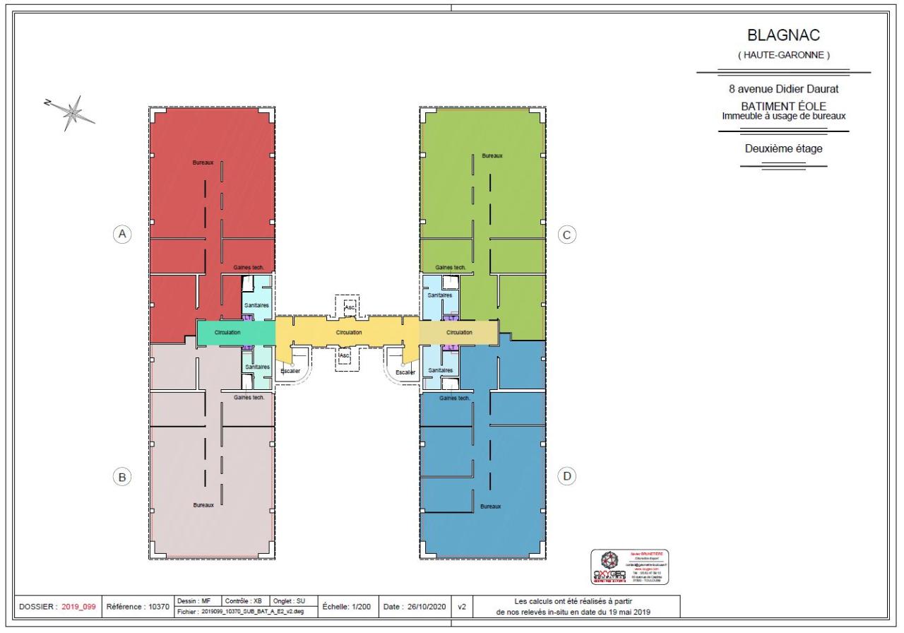 Bureau Blagnac 2451m² Location bureau Blagnac Haute-Garonne OLBUR2421532 14
